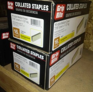 lot 568 image: Grip Rite Collated Staples (2) 20,000 - quantity