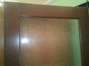 lot 144 image: Bayer 30 in. wood and glass Prefinished Interior Standard Door