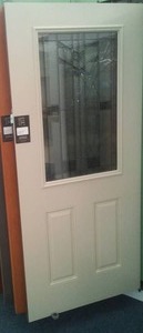 lot 159 image: Bayer 36 in. 2 Panel and Glass Metal exterior
