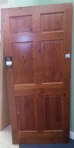 lot 164 image: Bayer 36 in. Prefinished 6 Panel Interior Standard Door.