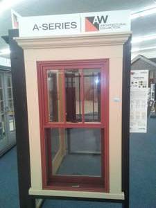 lot 183 image: New Anderson A- Series Architectural Collection Window. Double Hung