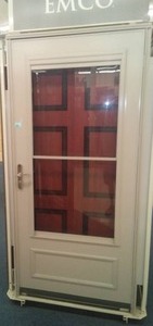lot 187 image: New Emco Exterior Storm Door, with Frame
