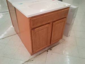 lot 209 image: Bathroom Sink and Vanity,