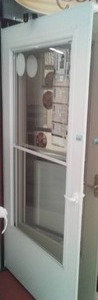 lot 214 image: Larson Storm Door  New