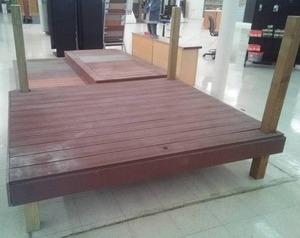 lot 221 image: Interior Display decking. (3 sections)