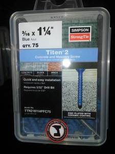 lot 249 image: Simpson Cement Screws  316 x 1   (5)