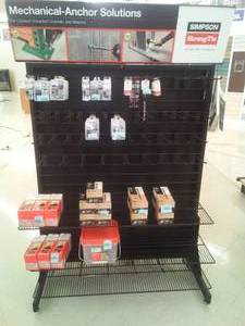 lot 256 image: Simpson Display Rack. Great for retail or storage