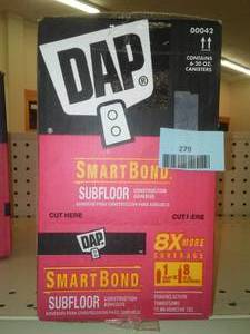 lot 279 image: Dap Smart Bond SubFloor Adhesive, Quantity 6 20 oz. tubes