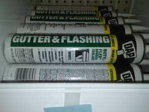 lot 288 image: Dap Gutter and Flashing Rubber Sealant (12) white.