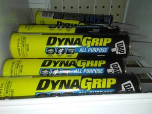 lot 429 image: DAP DynaGrip Interior Adhesive, 10.3 oz. ea. (10)