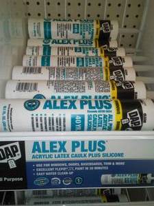 lot 430 image: DAP Alex Plus Acrylic Latex Caulk, Clear 10.1 oz ea. (14).