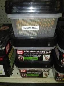 lot 441 image: Grip Rite Collated Framing Nails. 3  in. 21 degree (3)