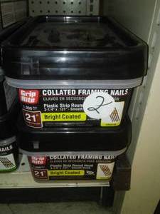 lot 442 image: Grip Rite Collated Framing Nails. 3  in. 21 degree (2)