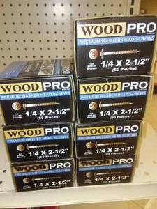 lot 443 image: Wood Pro Washer Head Screws,14 x 2  (7)