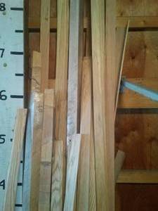 lot 615 image: Colonial Base Oak Moulding, length variety