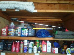 lot 626 image: Misc. Automotive Fluids and more.