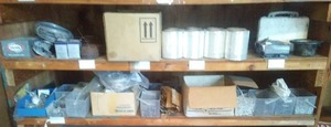 lot 627 image: Misc. Shrink Wrap, Hardware and more.