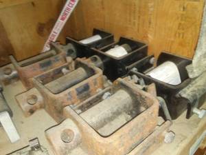 lot 629 image: Trailer load lock system parts - Some new