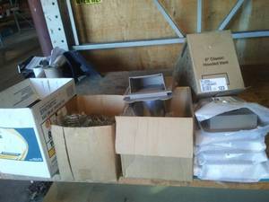 lot 642 image: Misc. Nails, Screws, Vents and more.