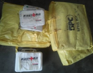 lot 657 image: Spill Kits and First Aid (1 new).