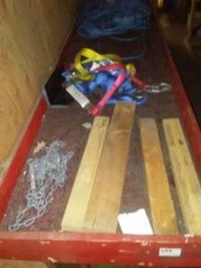 lot 682 image: Worktable, Extension Cords and more.