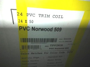 lot 718 image: Nomar PVC Trim Coil 24 x 50 ft
