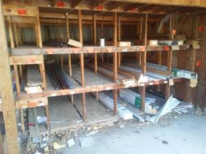 lot 765 image: F- Channel, Drip Edge, Brick Mold, fascia and more.MASSIVE LOT Some in full cases.