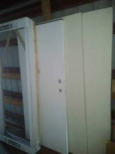 lot 789 image: Bayer Exterior Door with Frame and more. Massive Misc. Lot.