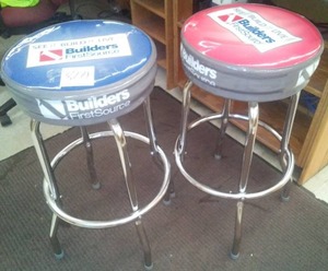 lot 804 image: Builders First Choice Shop Stools (2).