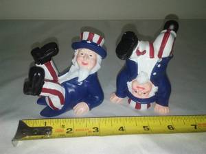 lot 337 image: Uncle Sam 4th of July -Freedom Figures  New.