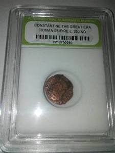 lot 345 image: Roman Coin Constantine the Great circa, 330 AD. Authentic.