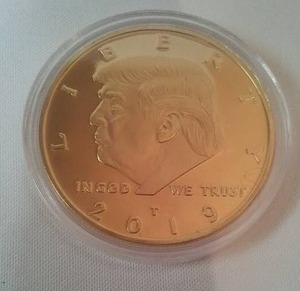 lot 350 image: 2019 Trump Coin