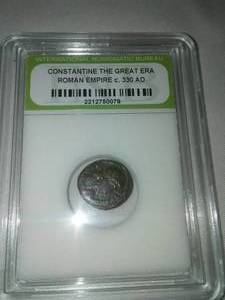 lot 389 image: Roman Coin Constantine the Great circa 330 AD authentic.