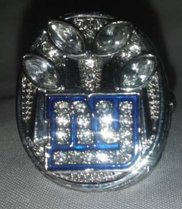 lot 390 image: New York Giants Super Bowl Ring