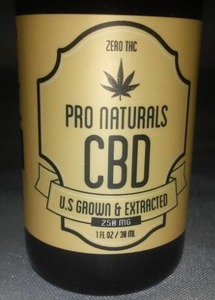 lot 357 image: CBD oil - Pro Naturals