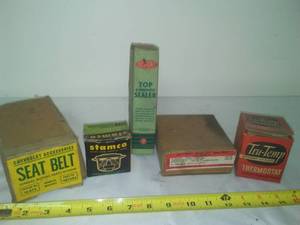 lot 402 image: 5 Vintage New Old stock in boxes.