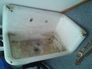lot 436 image: Corner Cast Sink