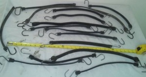 lot 460 image: 15 rubber tarp straps