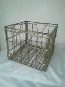 lot 463 image: Bridgeman Metal Creamery crate 1970