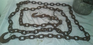 lot 470 image: 15 ft. logging chain - double hooks