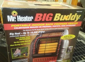 Mr Heat Big Buddy, portable propane heater