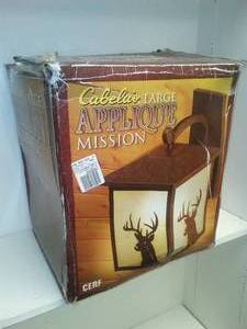 Cabela�s Large Mission Sconce, New in box