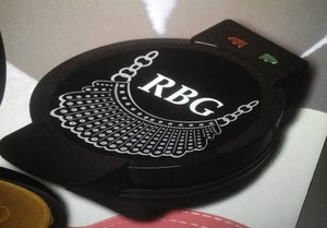 RBG (Ruth Bader Ginsburg) Waffle Maker, New in box.
