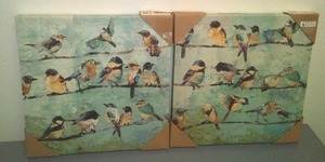 Stretched Canvas Bird Prints (2)
