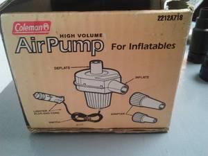 12 volt Coleman Pump � Nice.