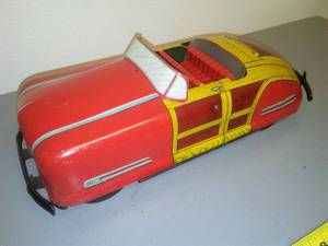 Wyandotte 1940�s Pressed Steel Litho Woody Convertible