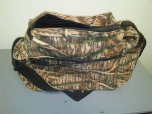 Camo bag canvas & rubber lined