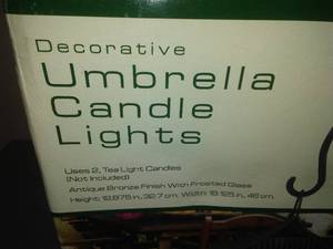 New Umbrella Candle Lights