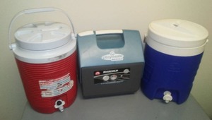 3 coolers gently used