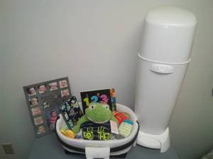 New Baby Items Basket of fun
